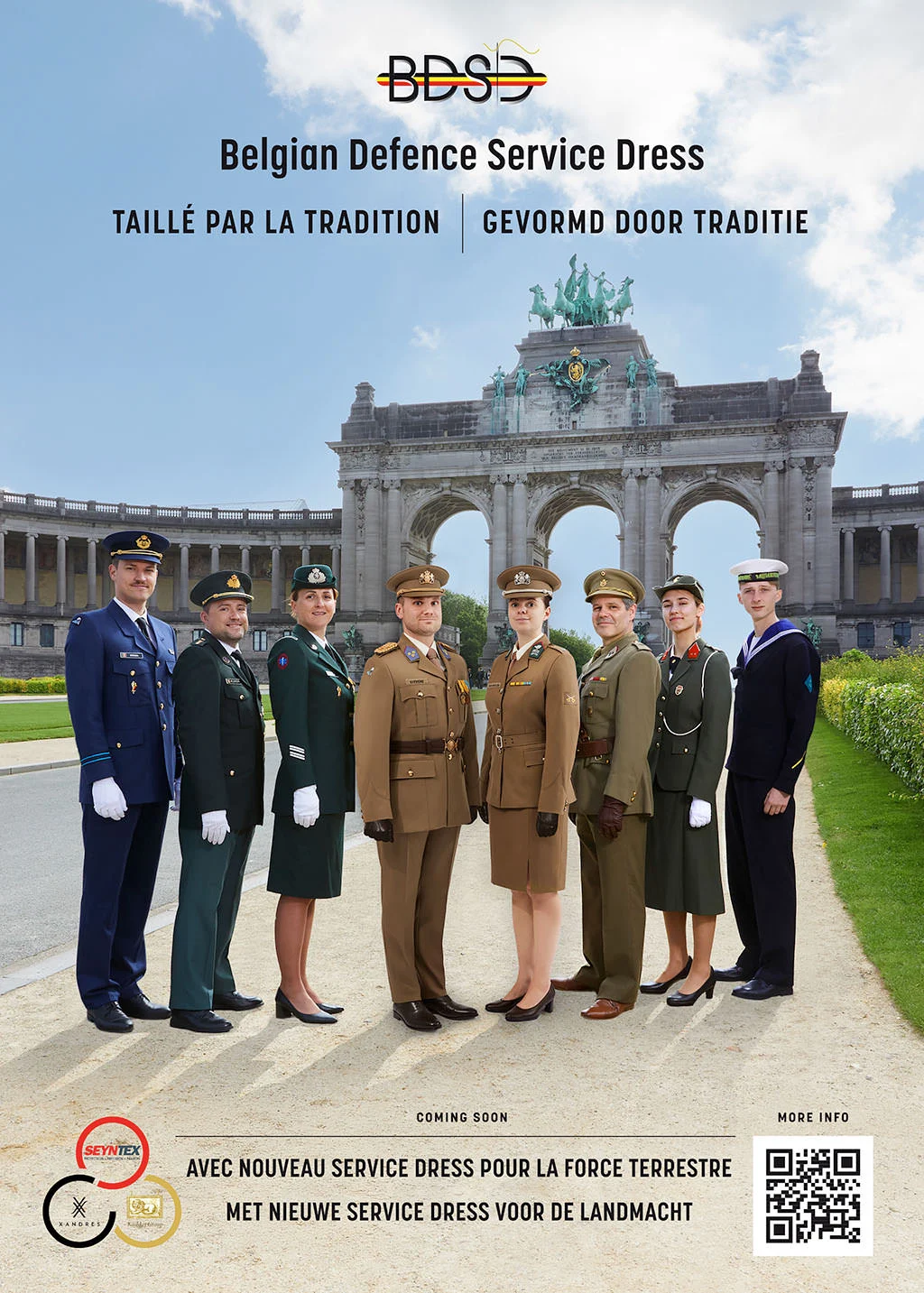 Visuel du projet BDSD présentant la Service Dress