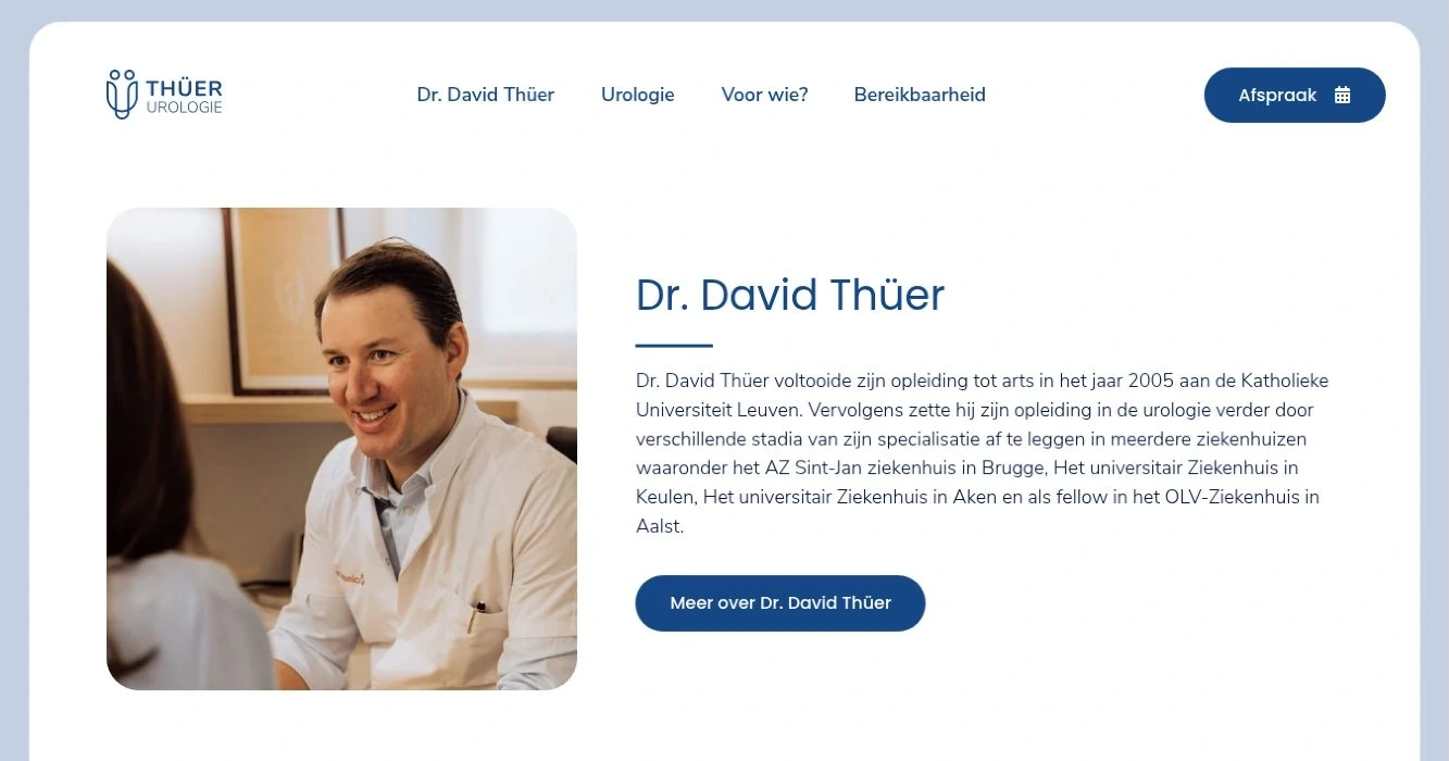 Urologie Thüer website